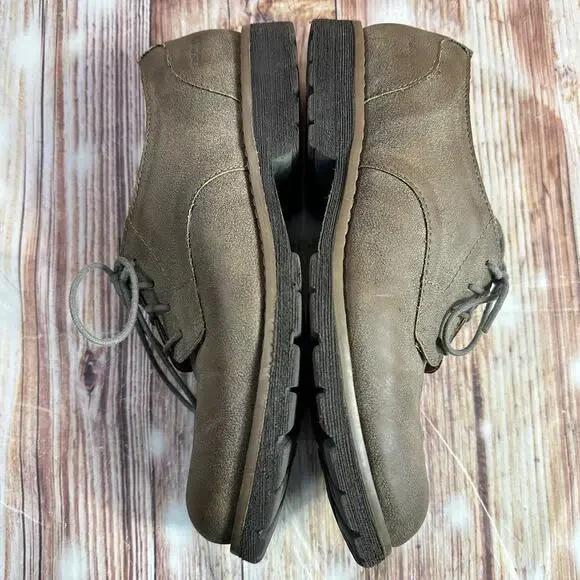 Brogues By BOC Womens Size 8 M Brown Leather Lightweight Shoes Oxfords - Picture 7 of 10